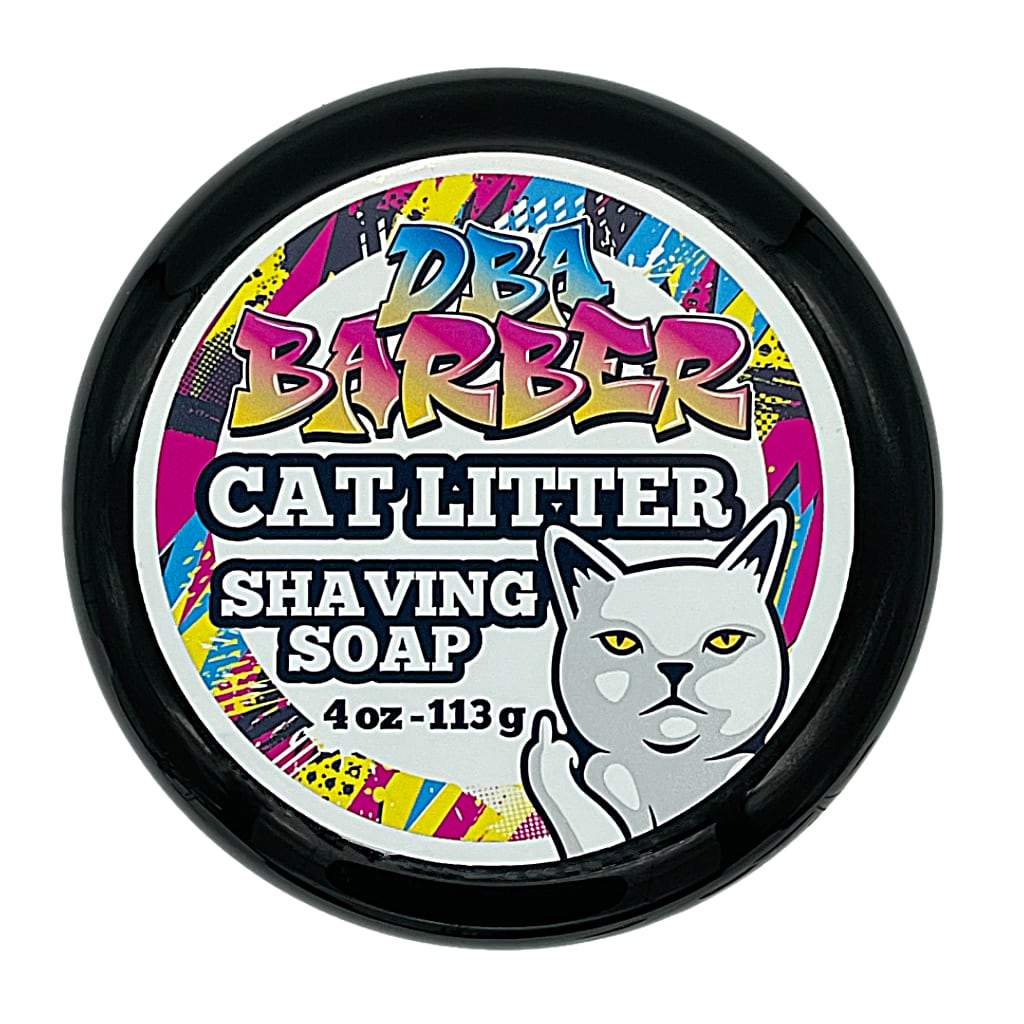 D.B.A. Barber Cat Litter Shaving Soap-4oz-113g